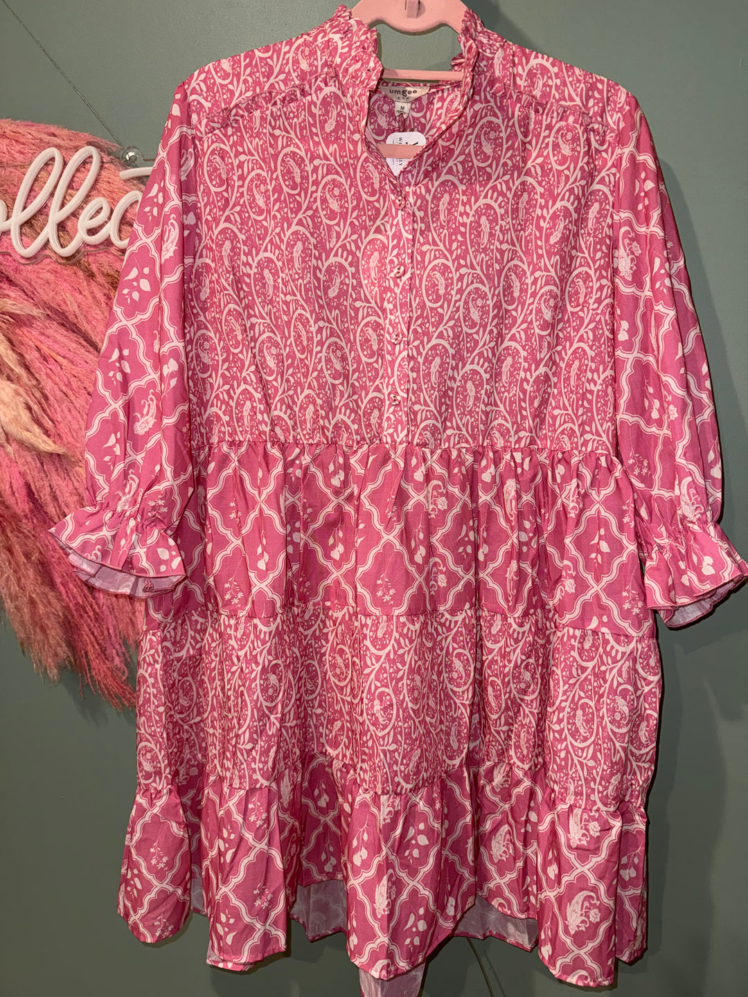 Pink Paisley/Moroccan Themed Dress