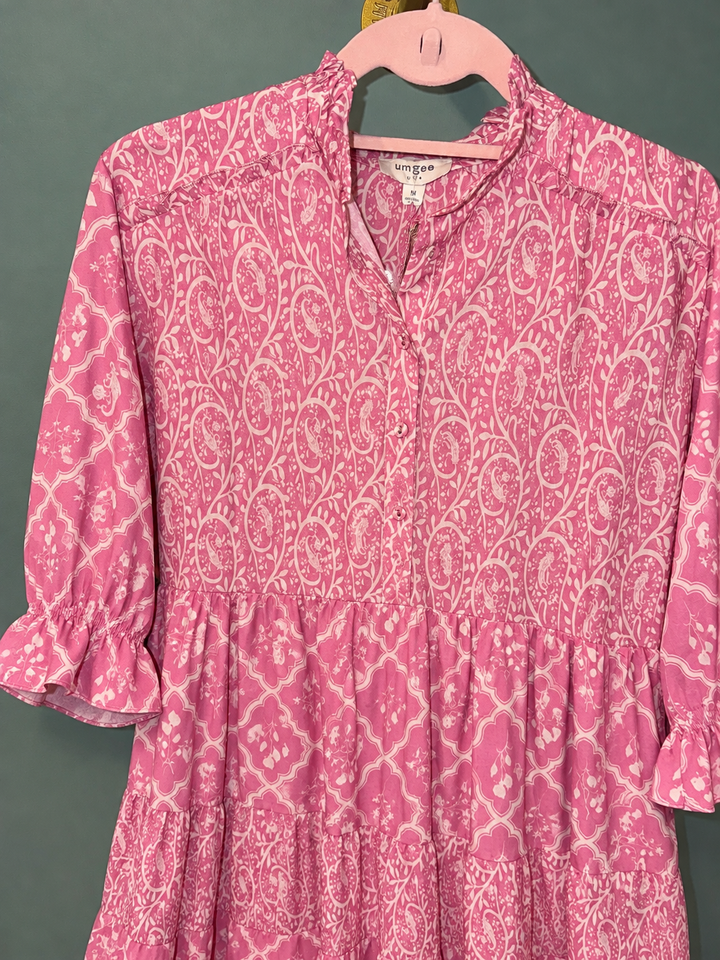 Pink Paisley/Moroccan Themed Dress
