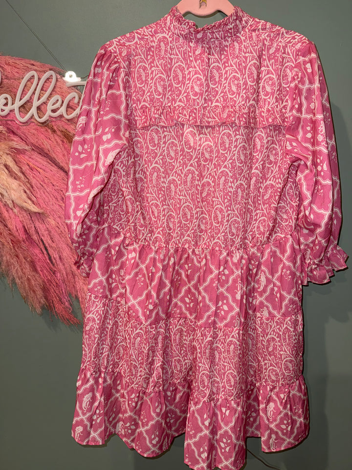 Pink Paisley/Moroccan Themed Dress