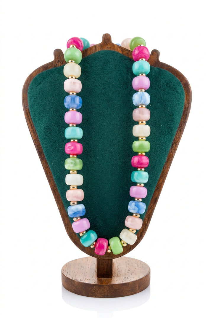 Chunky Beaded Necklace 