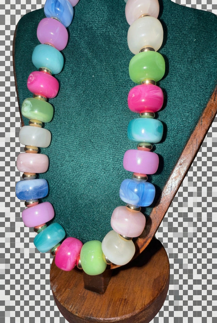Chunky Beaded Necklace 