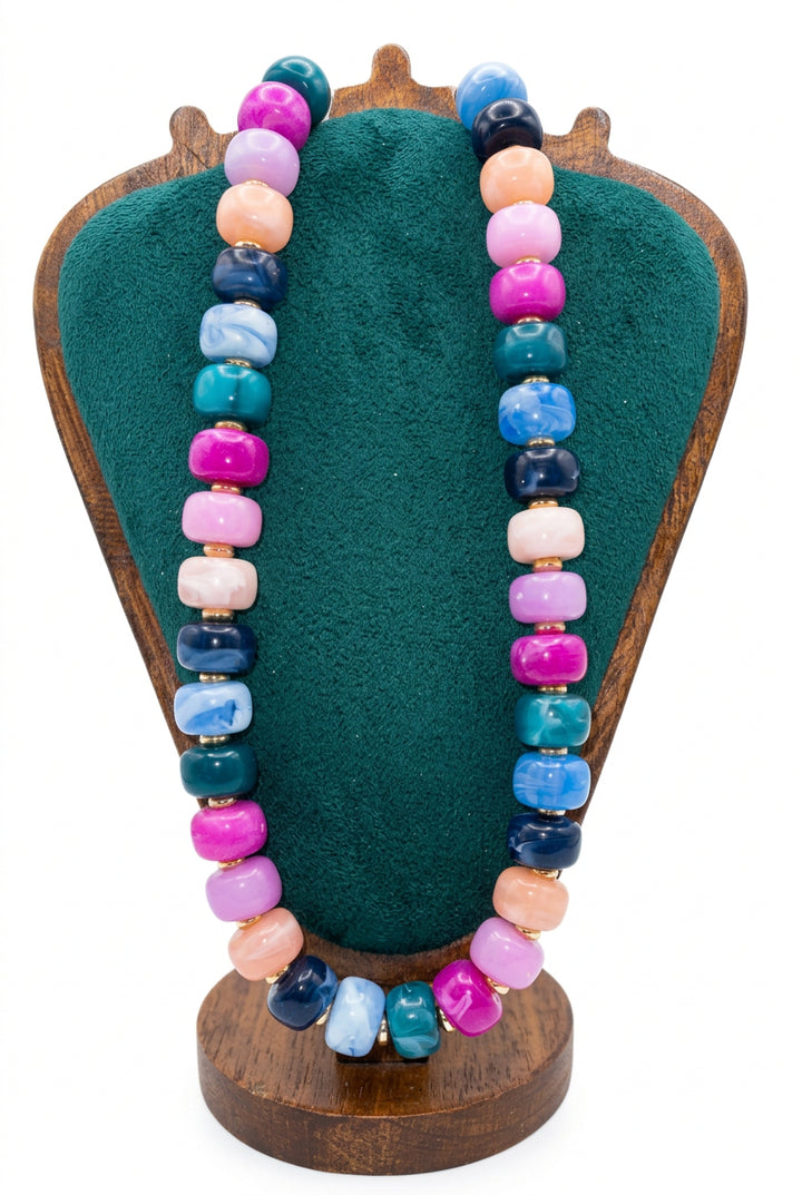 Chunky Beaded Necklace 