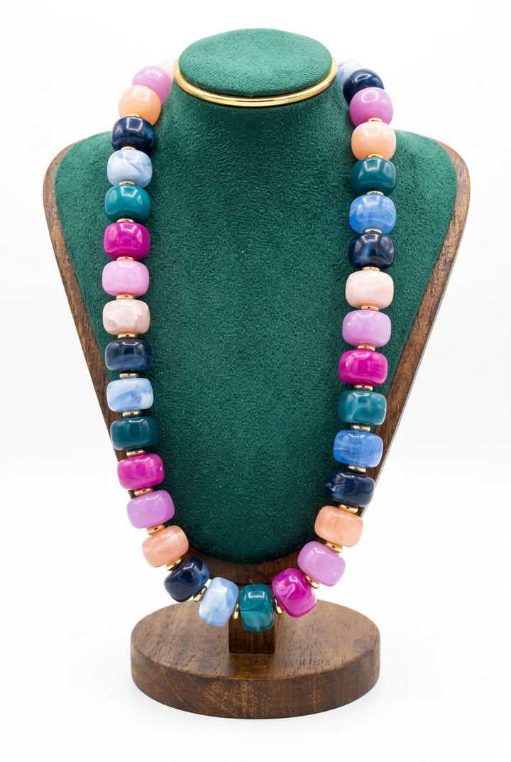 Chunky Beaded Necklace 