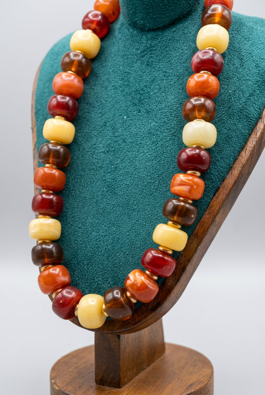 Chunky Beaded Necklace 