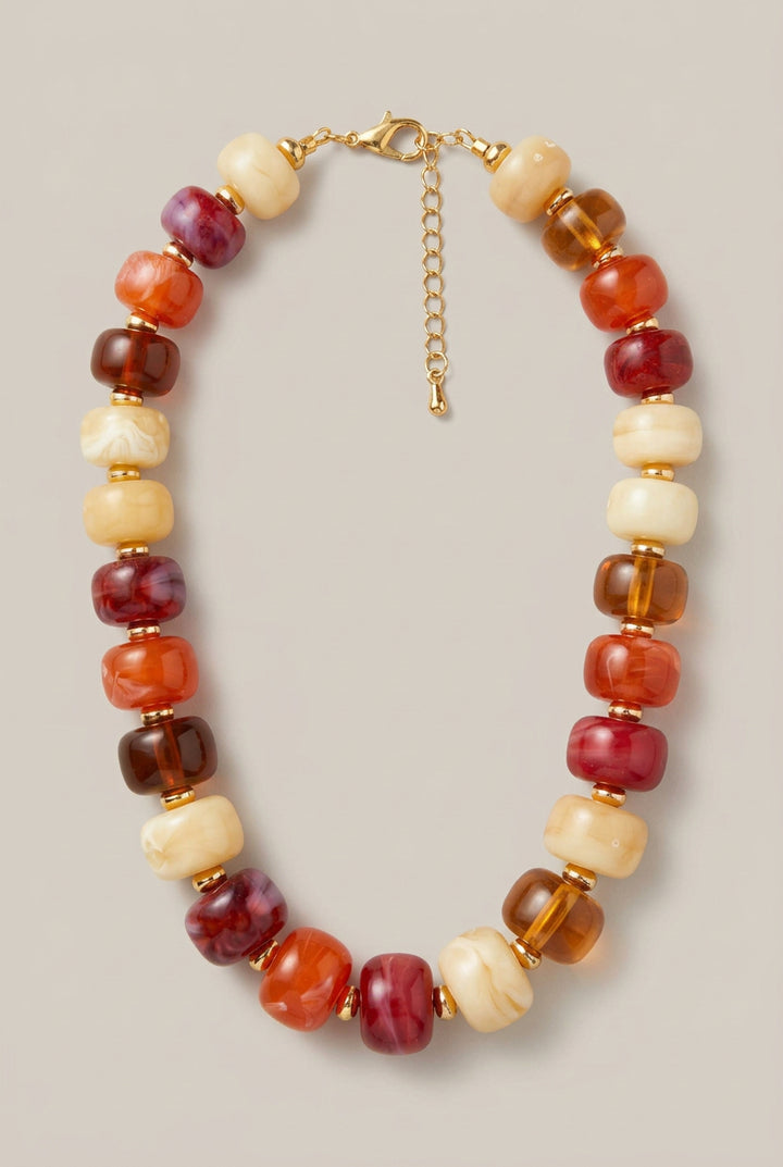 Chunky Beaded Necklace 