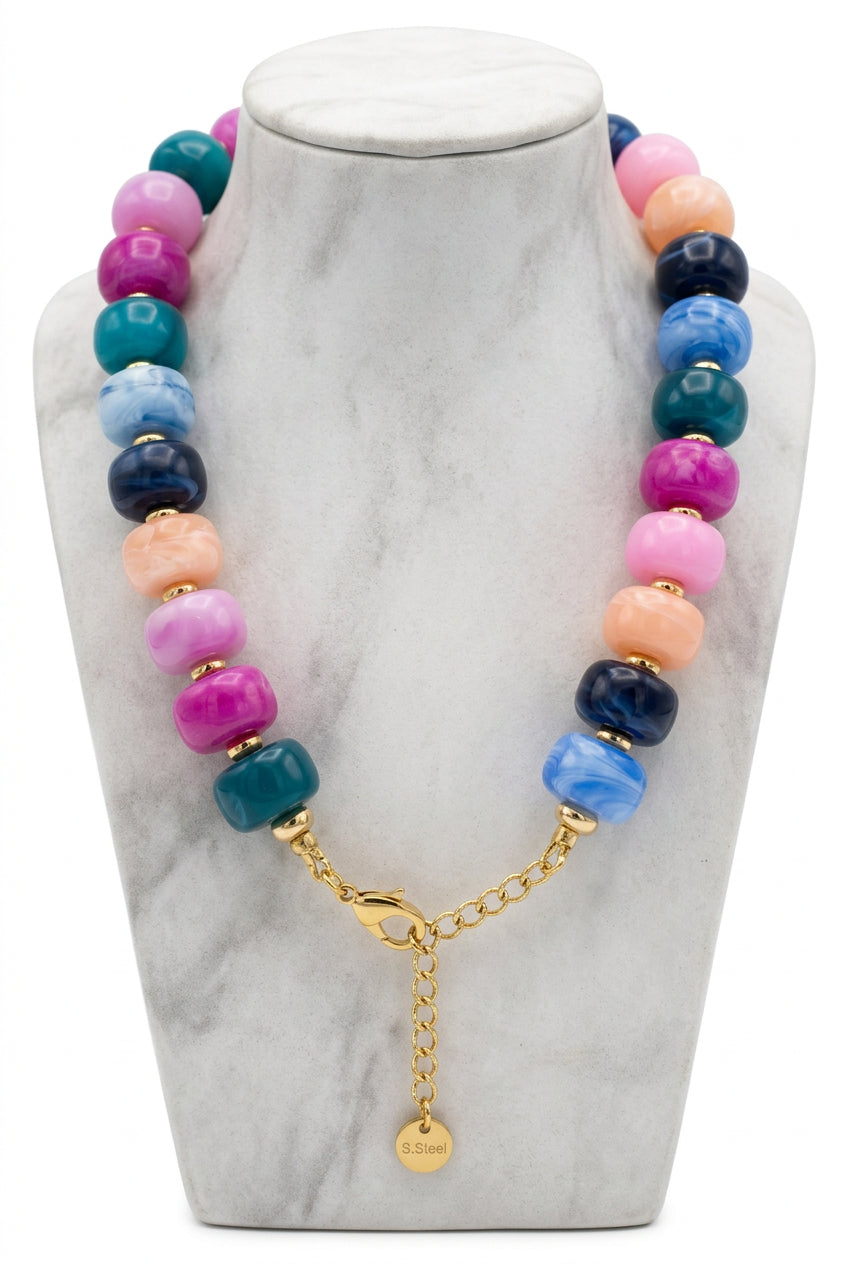 Chunky Beaded Necklace 