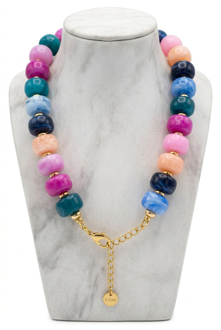 Chunky Beaded Necklace 