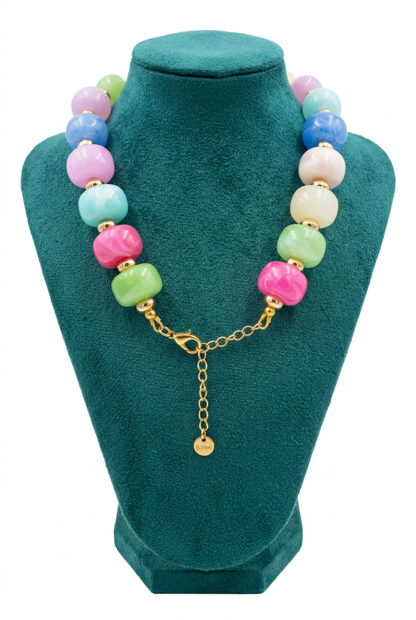 Chunky Beaded Necklace 