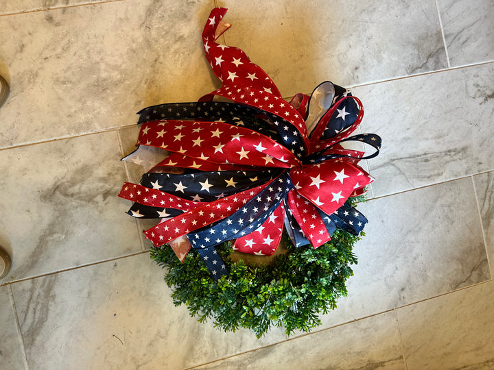 patriotic bow for wreath 16