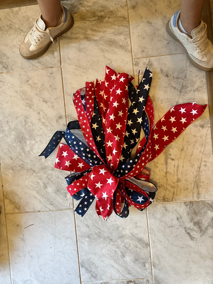 patriotic bow for wreath 16