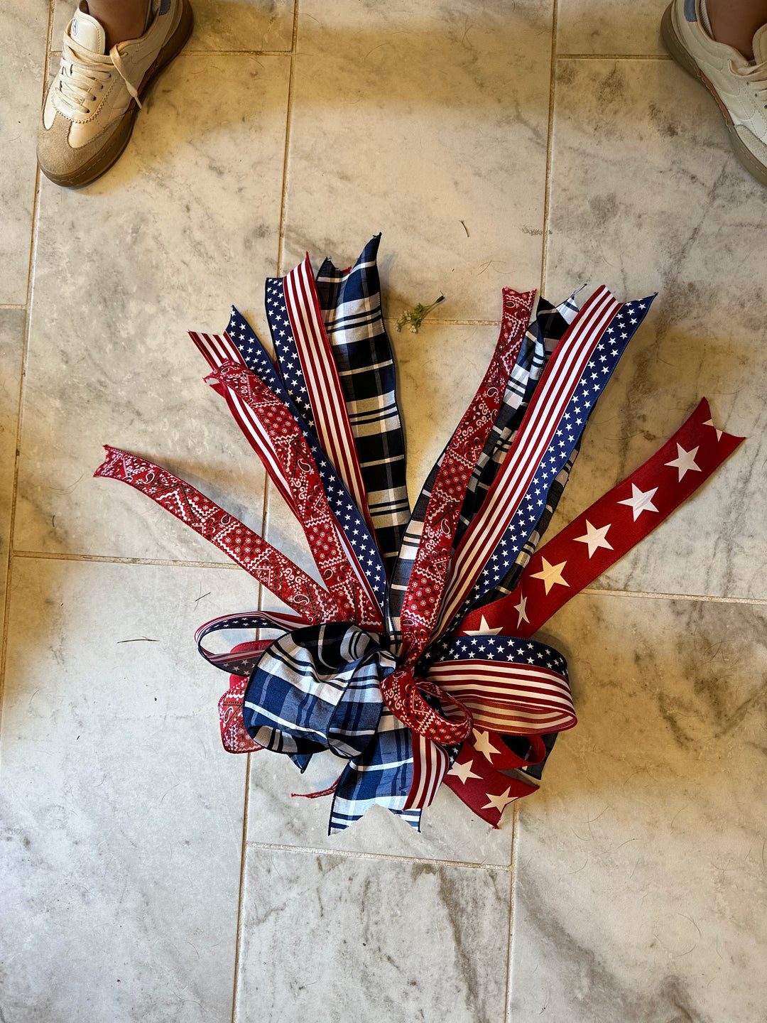 patriotic bow for wreath 19