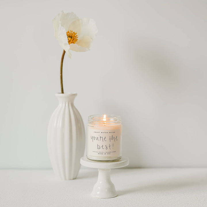 Chic Collective 9 oz soy candle with "You&
