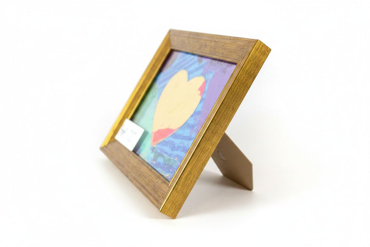 Chic Collective Violet Flight mini artwork with metallic butterfly silhouette, vibrant violet and turquoise tones.