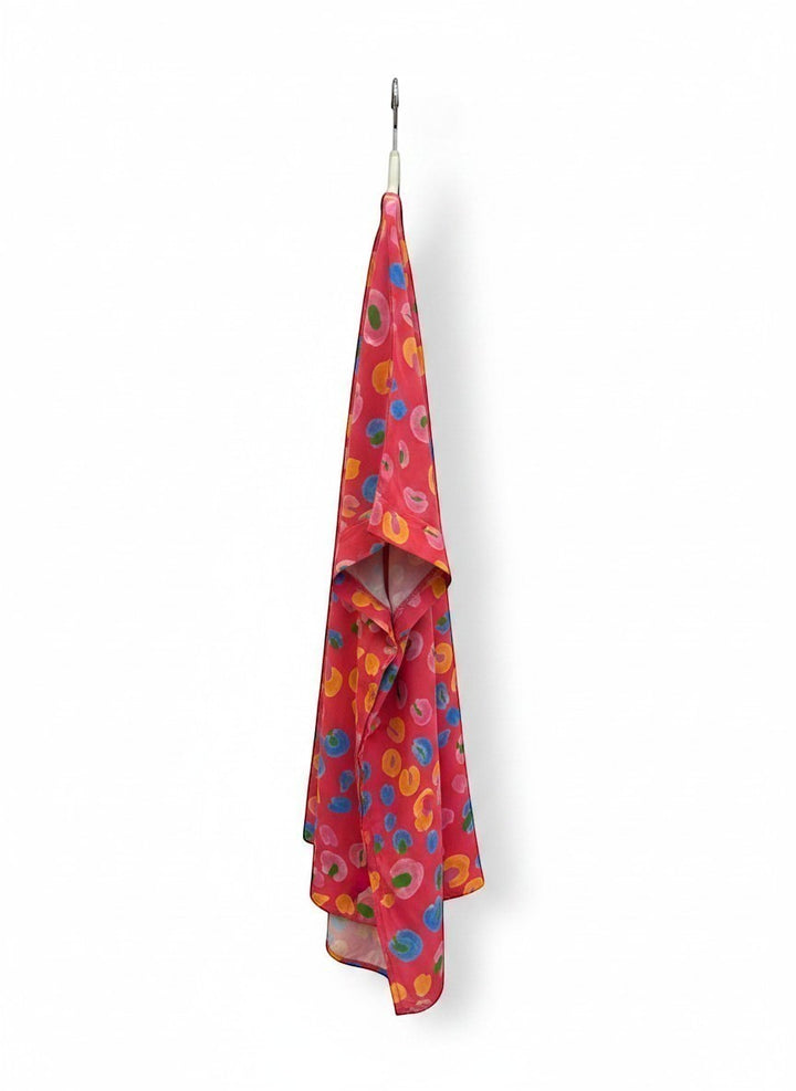 Chic Collective fuchsia, aqua, orange multi animal leopard print dolman top with a relaxed fit.