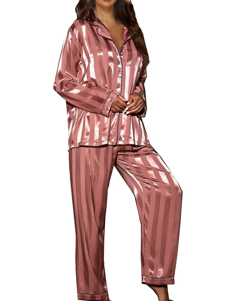 2 Piece Button Front Sleepwear