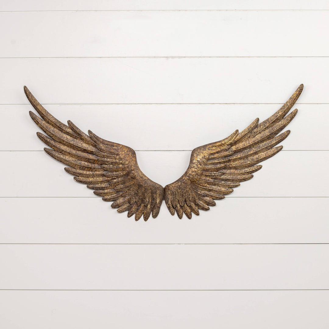 Antique Gold Wall Wings